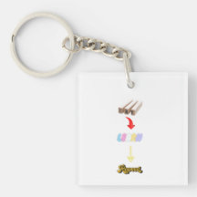 Try. Learn. Repeat. Motivational Growth Cycle Tee