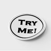 Try Me Black White For Your Tester Sample Contain