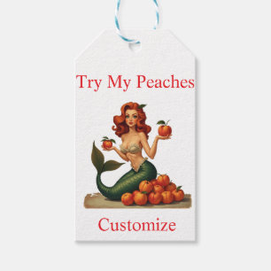 Try My Peaches Mermaid Thunder_Cove Gift Tags