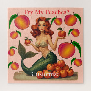 Try My Peaches Mermaid Thunder_Cove Jigsaw Puzzle