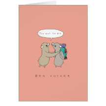 Try Not To Die | Funny Bon Voyage Card