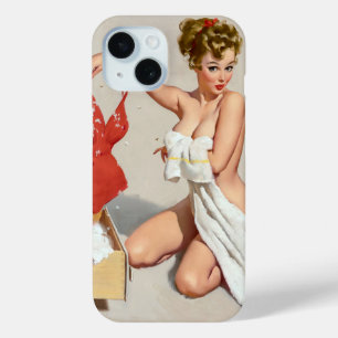 Try on pin up iPhone 15 case