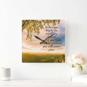 Try Something New Wall Clock