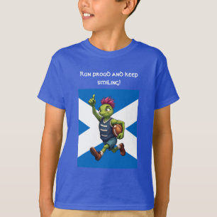 Try Time Thistle Scottish Rugby Motif  T-Shirt