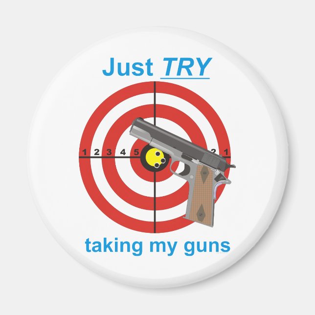 Try to take my guns magnet (Front)