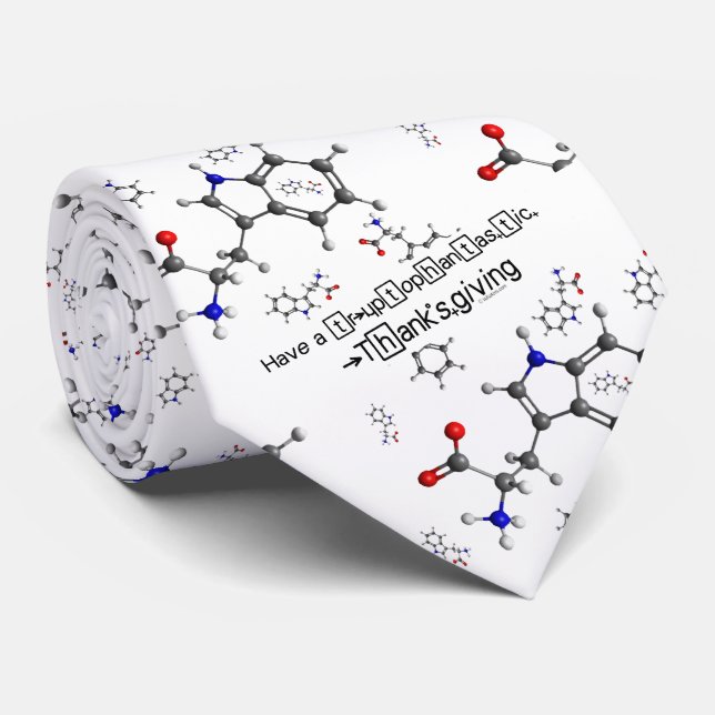 Tryptophan Molecule Tie (Rolled)