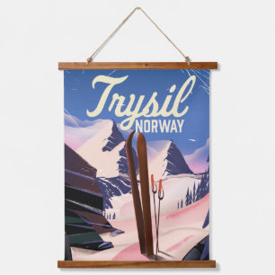 Trysil Norway ski Hanging Tapestry