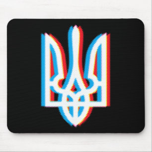 Tryzub Shirt Ukraine Ukrainian Trident Military Mouse Pad