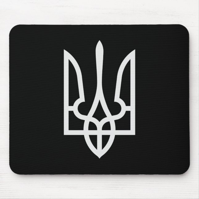 Tryzub Ukraine Mouse Pad (Front)