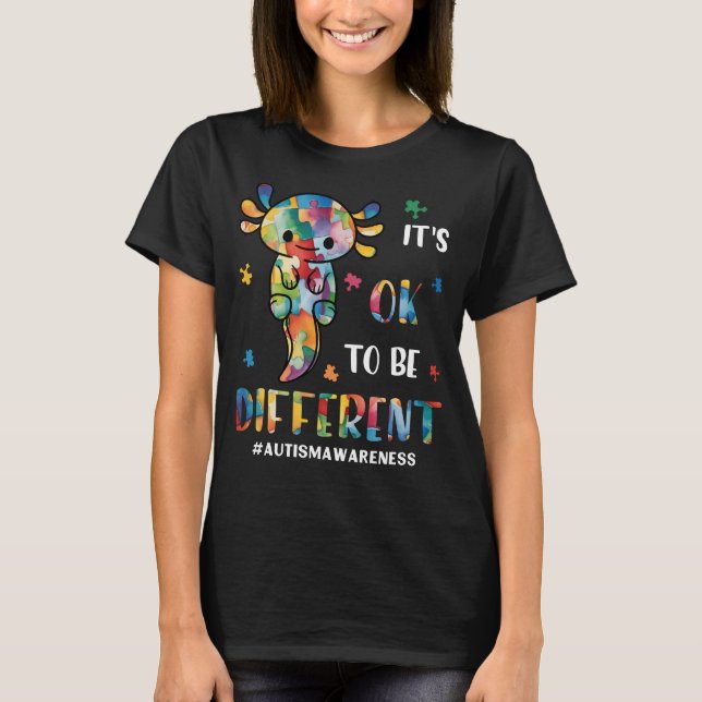 t's Ok to be Different Shirt | Kindness Shirt  (Front)