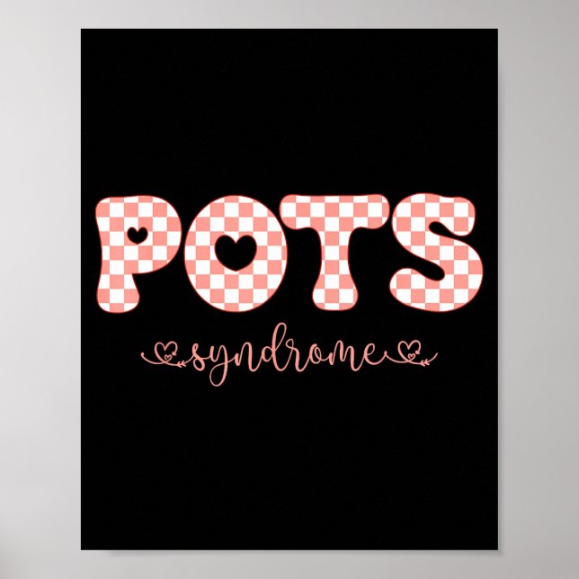 Ts Syndrome Valentine Day Funny Chronic Illness Aw Poster (Front)