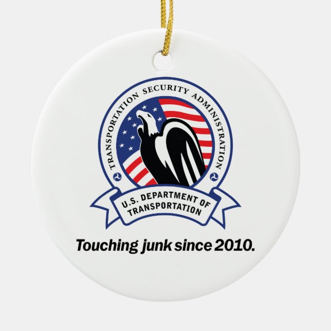 TSA Junk Ceramic Tree Decoration (Front)