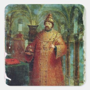 Tsar Ivan Alexeevich V Square Sticker