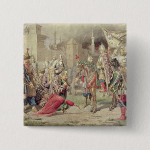 Tsar Ivan IV Vasilyevich the Terrible 15 Cm Square Badge
