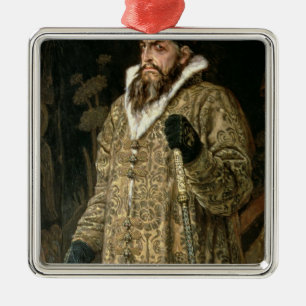 Tsar Ivan IV Vasilyevich 'the Terrible' 1897 Metal Ornament