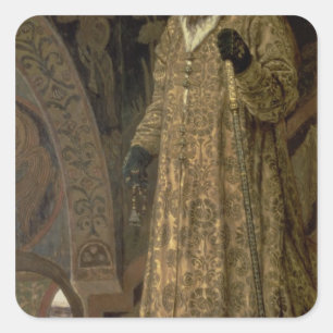 Tsar Ivan IV Vasilyevich 'the Terrible' 1897 Square Sticker