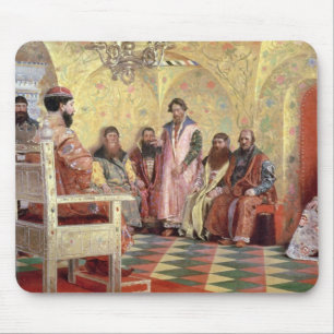 Tsar Mikhail Fyodorovich  with Boyars Mouse Pad