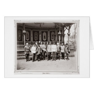 Tsar Nicholas II (1868-1918) standing in the garde