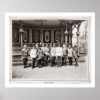 Tsar Nicholas II (1868-1918) standing in the garde