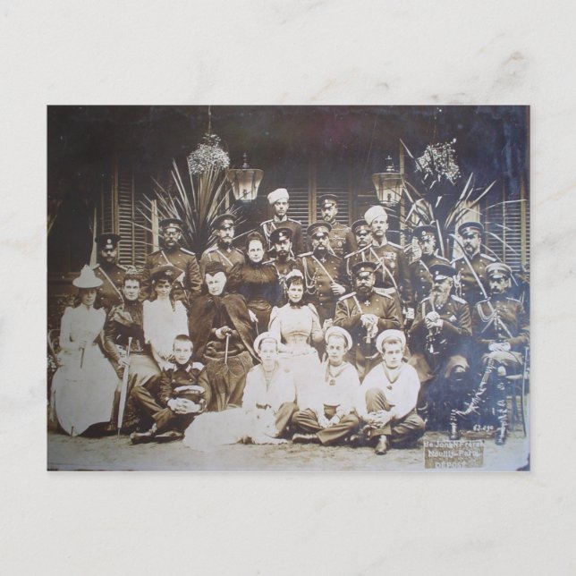 Tsar - ROMANOV FAMILY GROUP - Russia #086 Postcard (Front)