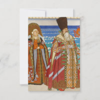 “Tsar Saltan and Babarikha” by Ivan Bilibin