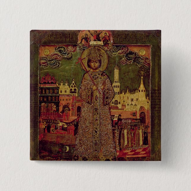 Tsarevitch Dmitry Ivanovich 15 Cm Square Badge (Front)