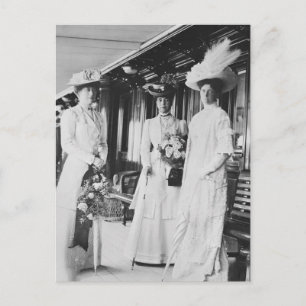 Tsarina Alexandra of Russia & Empress Marie Postcard