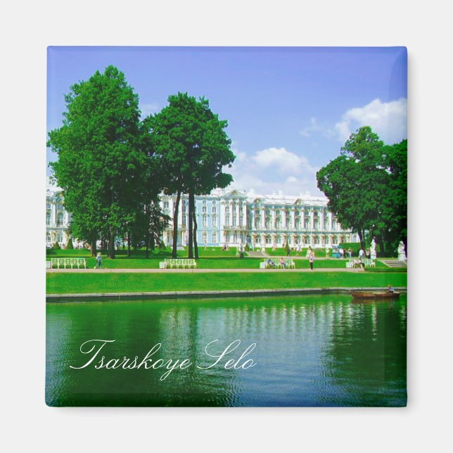 Tsarskoye Selo Pushkin Cathrine Palace Russia Magnet (Front)