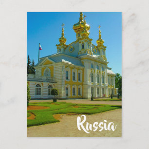 Tsarskoye Selo Pushkin Cathrine Palace Russia Postcard