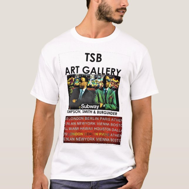 TSB ART GALLERY  NYC Men's Basic T-Shirt (Front)