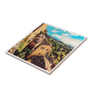 TSC004 MONTEPULCIANO City - Italy, Ceramic Tile