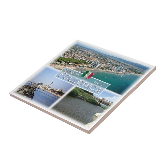 TSC005 FOLLONICA - Mosaic, Tuscany  Italy, Ceramic Tile (Side)