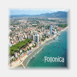 TSC009 FOLLONICA - Tuscany, Aerial View, Fridge Magnet