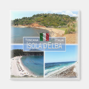 TSC016 ELBA, Mosaic, Tuscany, Fridge Magnet