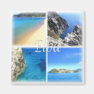 TSC023 ELBA ISLAND, Mosaic, Tuscany, Fridge Magnet
