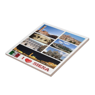 TSC035 SIENA I Love, Mosaic, Tuscany, Ceramic Tile