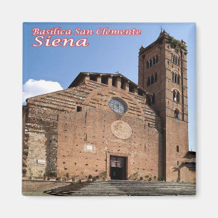 TSC052 SIENA, Basilica San Clemente, Fridge Magnet