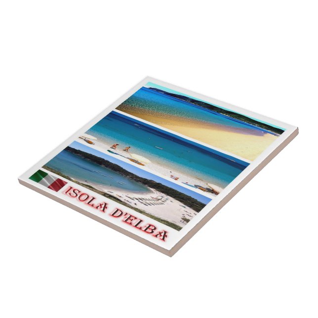 TSC064 ELBA ISLAND, Mosaic, Tuscany, Ceramic Tile (Side)