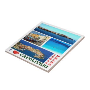 TSC066 CAPOLIVERI, ELBA Island, Tuscany, Ceramic Tile