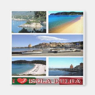 TSC067 ELBA ISLAND I Love, Tuscany, Fridge Magnet