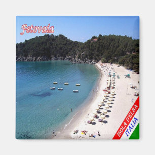 TSC068 ELBA ISLAND, FETOVAIA Beach, Fridge Magnet