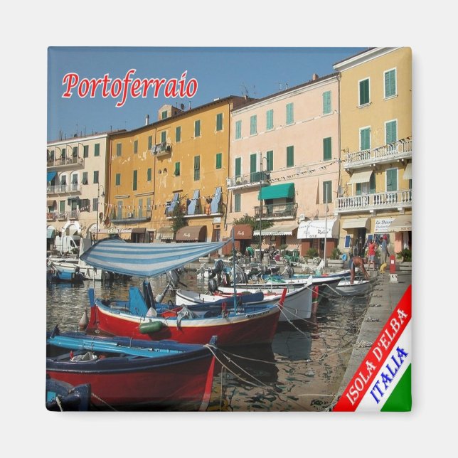 TSC074 PORTOFERRAIO ELBA Island, Tuscany, Fridge Magnet (Front)
