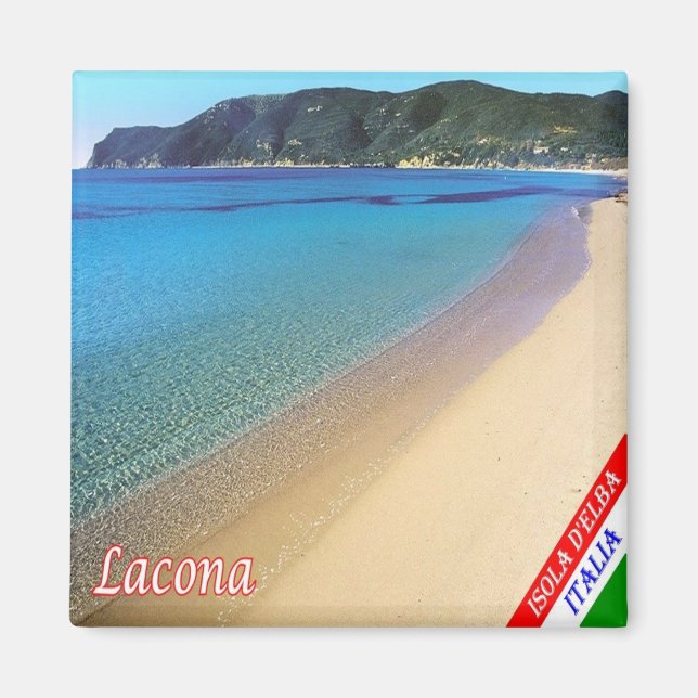 TSC075 LACONA, ELBA Island, Tuscany, Fridge Magnet (Front)