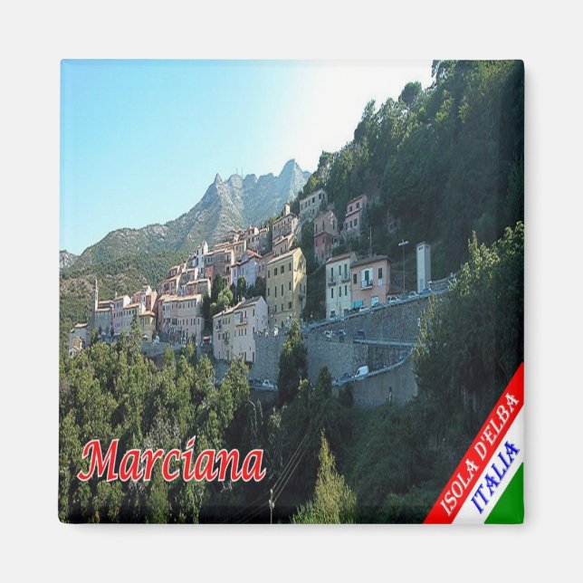 TSC080 MARCIANA, ELBA Island, Tuscany, Fridge Magnet (Front)
