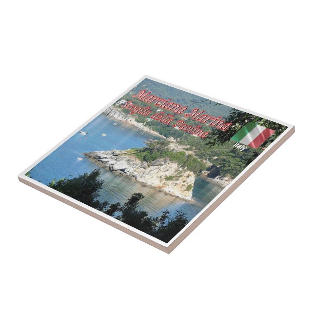 TSC082 MARCIANA MARINA, ELBA Island, Ceramic Tile (Side)