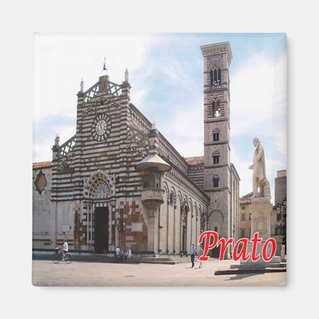 TSC092 PRATO, Tuscany, Italy, Fridge Magnet (Front)