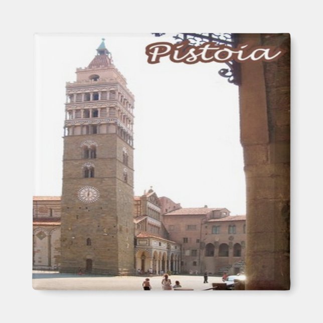 TSC093 PISTOIA, Tuscany, Italy, Fridge Magnet (Front)