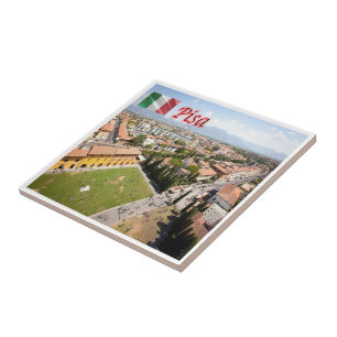 TSC097 PISA, Panorama, Tuscany, Ceramic Tile