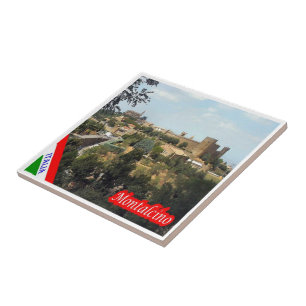 TSC105 MONTALCINO, Tuscany, Italy, Ceramic Tile