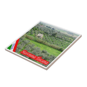 TSC109 TUSCAN MAREMMA, Tuscany, Italy, Ceramic Tile